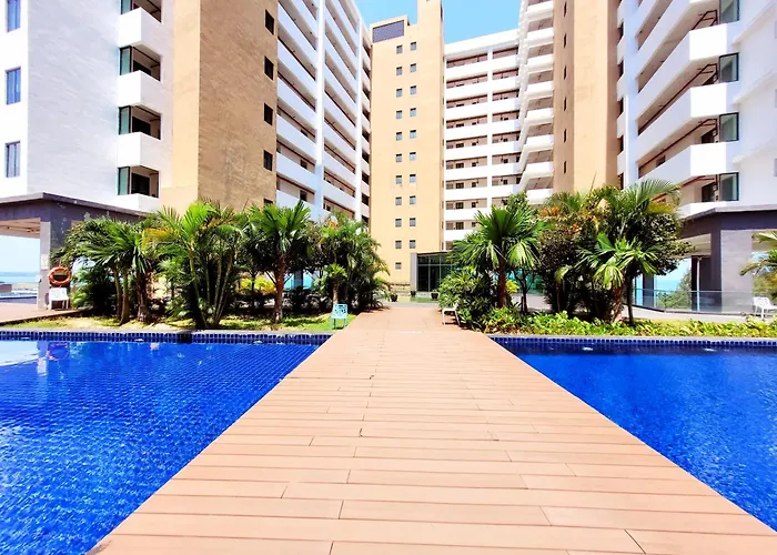 Pd Seaview Sunset Cozy Staycation With Pool & Netflix, Private Unit