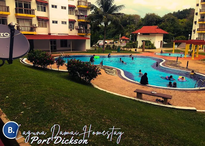 Laguna Damai Homestay Pd - 2Br, Ground Floor, Near Beach, Pool, Astro, Netflix, Wifi